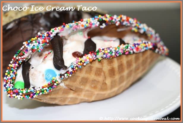 CHOCO ICE CREAM TACO