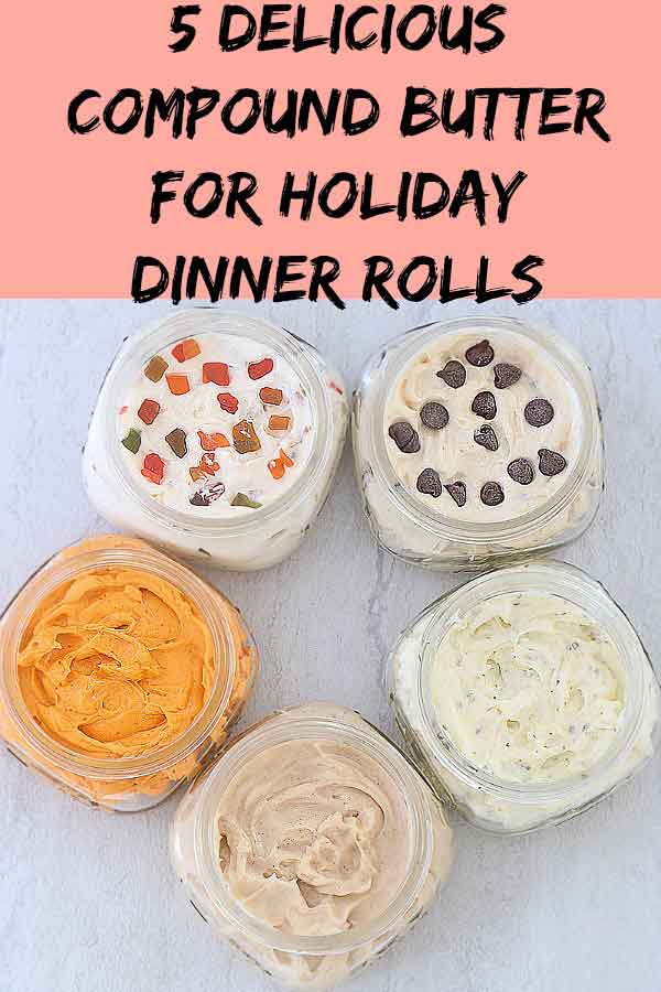 sweet and spicy compound butter for dinner rolls