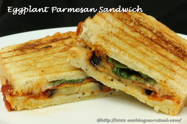 Eggplant Parmesan Sandwich