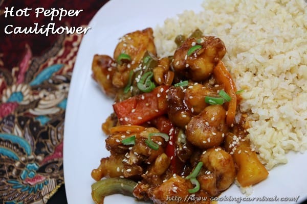 Hot pepper cauliflower