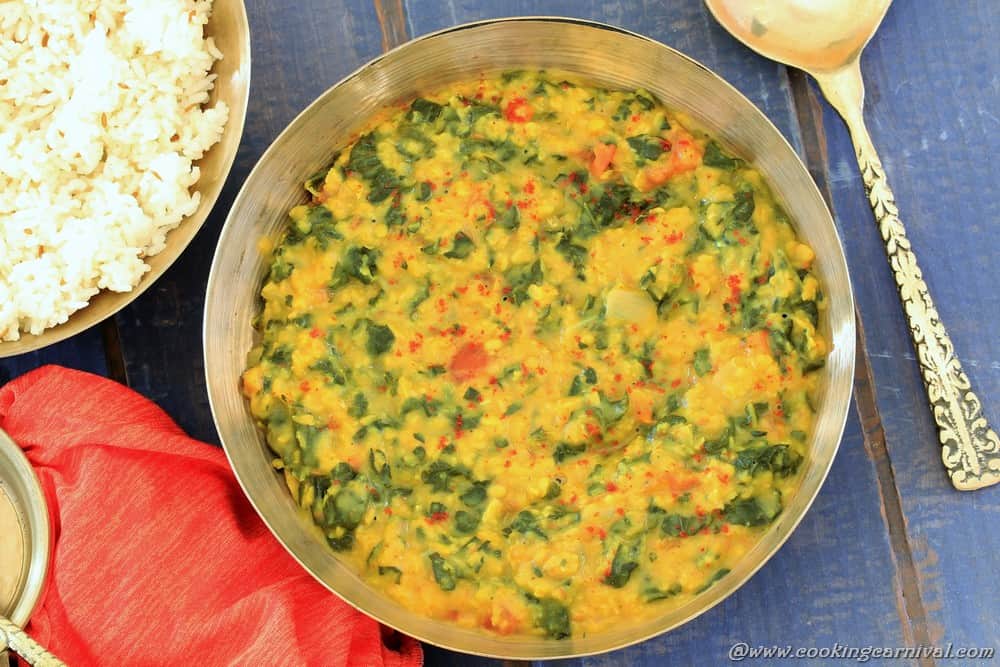 Kale and Moong Ki Dal