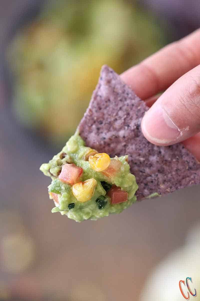 Roasted Corn Guacamole