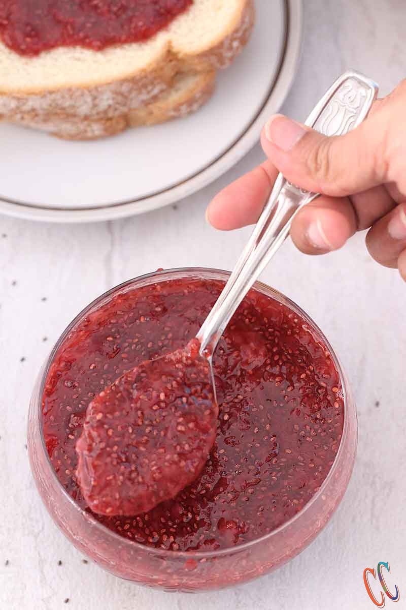 Instant Pot Chia Strawberry Jam Recipe