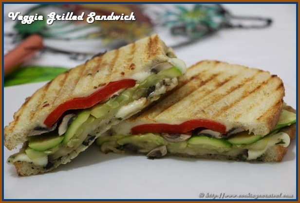 Vegetable Grilled Sandwich